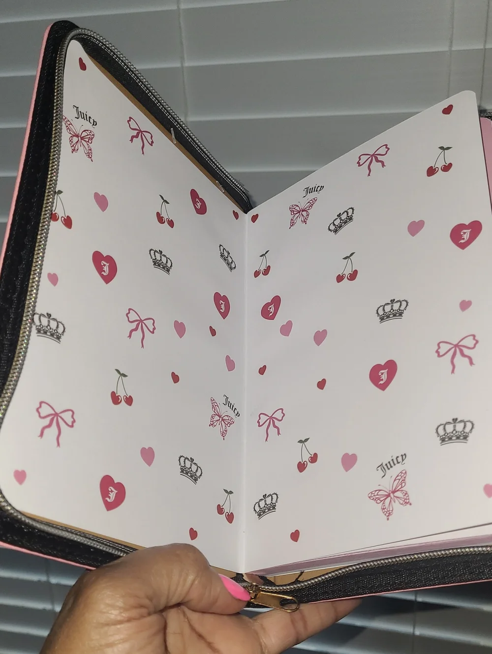 Juicy Couture Pink Keep It Juicy 18-Month Planner with Gold Pen